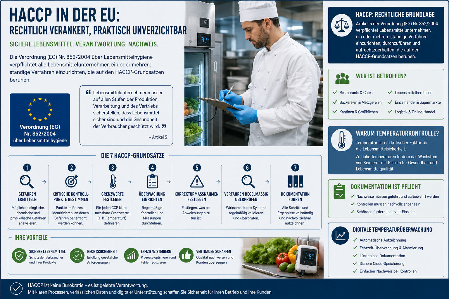 Verordnung (EG) Nr. 852/2004: Die rechtliche Grundlage für HACCP