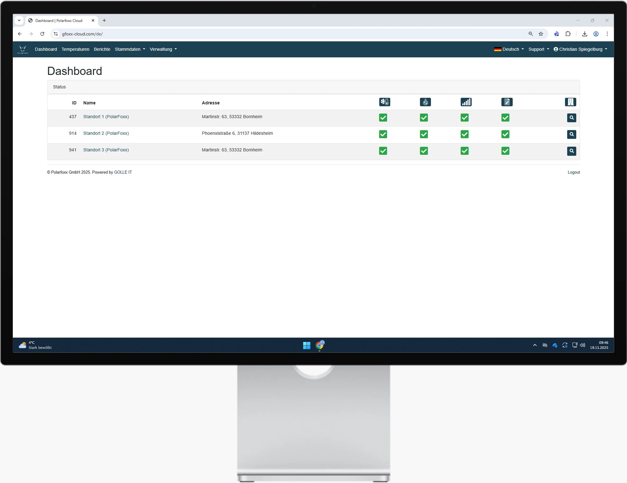 PolarFOXX - LoRaFOXX Dashboard